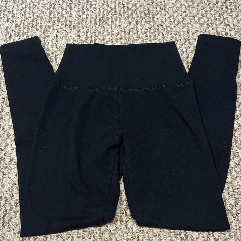 aerie cotton Black Leggings